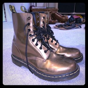 Size 11 women’s gold doc martens